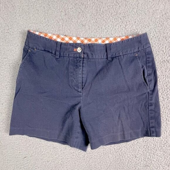 J MCLAUGHLIN WOMENS SHORTS BLUE SIZE 6 - Picture 1 of 10